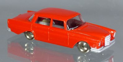 LEGO System 1:87 Modellauto Mercedes Benz 220S Limousine rot 50er/60er Jahre