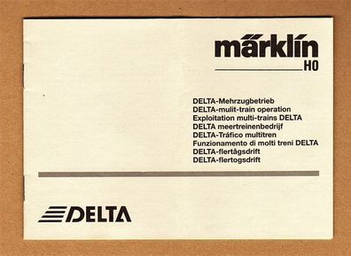 Märklin Anleitung Betriebsanleitung Programmierung für Delta Mehrzugbetrieb Modul