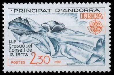 Andorra (FRANZ. POST) 1982 Nr 322 postfrisch X5B518E