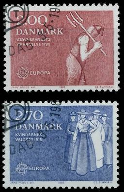 Dänemark 1982 Nr 749-750 gestempelt X5B51F6