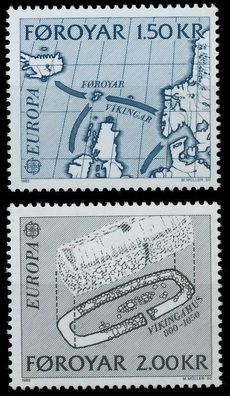 FÄRÖER 1982 Nr 70-71 postfrisch S1E4C46