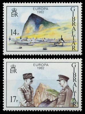 Gibraltar 1982 Nr 451-452 postfrisch X5B527A