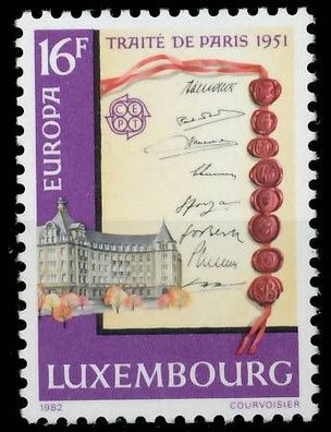 Luxemburg 1982 Nr 1053 postfrisch X5B5456