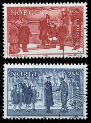 Norwegen 1982 Nr 865-866 gestempelt X5B54FA