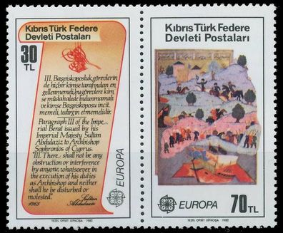 Türkisch-zypern Nr 114 + 115 postfrisch WAAGR PAAR X5B5692