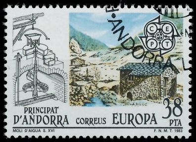Andorra Spanische POST 1980-1989 Nr 166 gestempelt X5B56DA