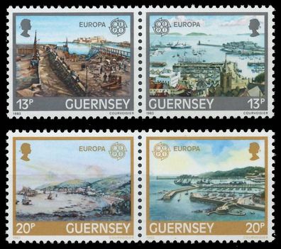 Guernsey 1983 Nr 265-268 postfrisch WAAGR PAAR S1E5276