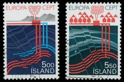 ISLAND 1983 Nr 598-599 gestempelt X5B9036