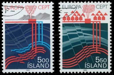 ISLAND 1983 Nr 598-599 gestempelt X5B903E