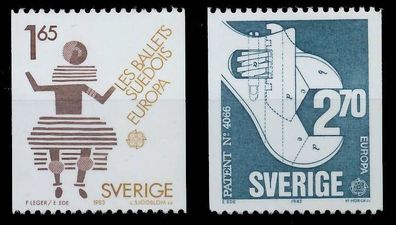 Schweden 1983 Nr 1237-1238 postfrisch S1E94FE