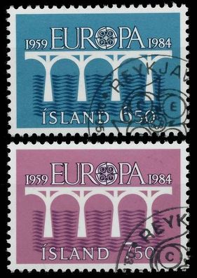 ISLAND 1984 Nr 614-615 gestempelt X5B9556
