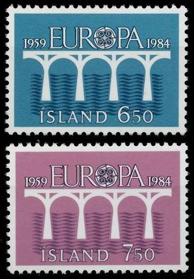 ISLAND 1984 Nr 614-615 postfrisch X5B9552