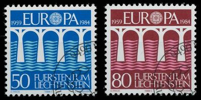 Liechtenstein 1984 Nr 837-838 gestempelt X5B959A