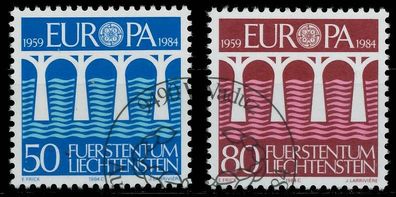 Liechtenstein 1984 Nr 837-838 gestempelt X5B959E