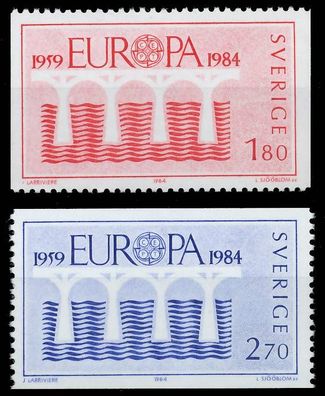 Schweden 1984 Nr 1270-1271 postfrisch S1E98C6