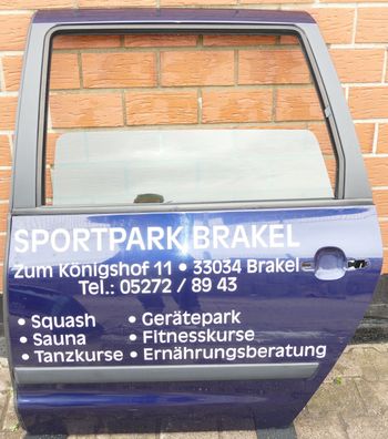 VW Sharan 7M Ford Galaxy Tür links hinten blau LB5N ab Bj.2000 Facelift