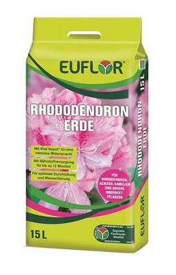 Euflor Rhododendronerde torfreduziert 15l