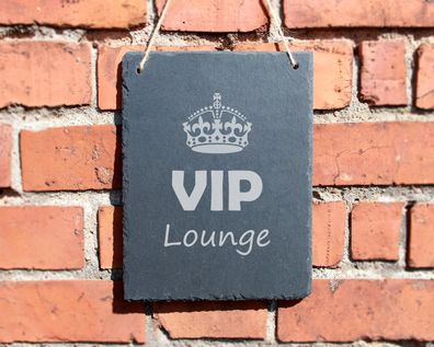 Schiefertafel "VIP Lounge" #0004