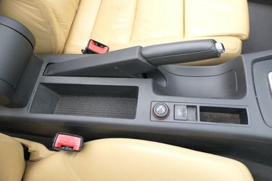 Audi A4 8E B6 B7 8H Cabrio Handbremse Feststellbremse schwarz Leder Griff
