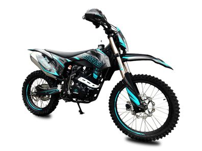 250ccm Alfarad T7 Dirtbike Vollsross Enduro Pitbike Crossbike Cross 21/18´´ Blau