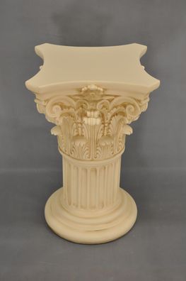 Säule Mäander Style Dekosäule 80cm Griechische Säulen Barock Podest Handbemalt 100
