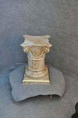 Säule Mäander Style Dekosäule 55cm Griechische Säulen Barock Podest Handbemalt 008