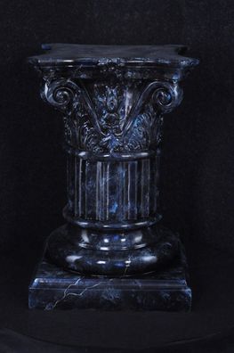 Säule Mäander Style Dekosäule 55cm Griechische Säulen Barock Podest Handbemalt 009