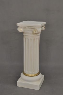 Säule Mäander Style Dekosäule 63 cm Griechische Säulen Barock Podest Handbemalt 010