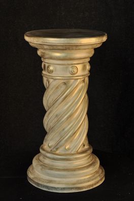 Säule Mäander Style Dekosäule 55cm Griechische Säulen Barock Podest Handbemalt 011