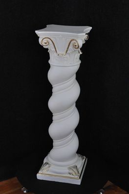 Säule Mäander Style Dekosäule 100cm Griechische Säulen Barock Podest Handbemalt 016