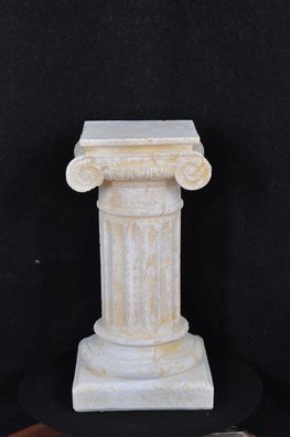 Säule Mäander Style Dekosäule 70 cm Griechische Säulen Barock Podest Handbemalt 023