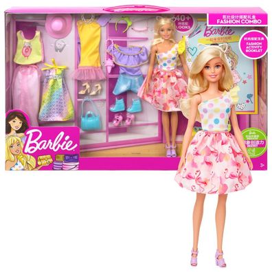 Barbie Mode Kollektion Spielset | Barbie | Mattel GFB83 | Puppe mit Kleidung