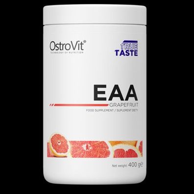 EAA Pulver 400g Dose Essential Amino Acids Aminosäuren BCAA Amino Grapefruit