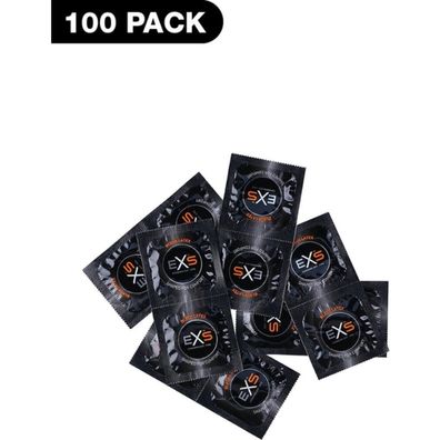 EXS Schwarze Latexkondome - 100ER PACK