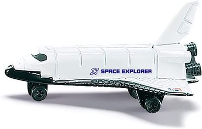 siku 0817, Space-Shuttle, Metall/ Kunststoff, Weiß, Räder aus Kunststoff