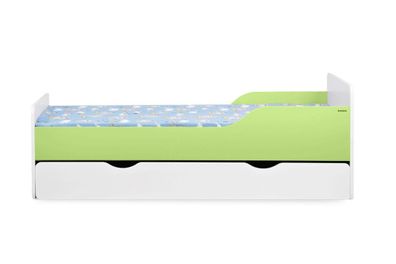Bett zu Kinderzimmer in Farbe weiß / grün aus der Kollektion PABIS Konsimo