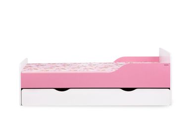 Bett zu Kinderzimmer in Farbe weiß / rosa aus der Kollektion PABIS Konsimo