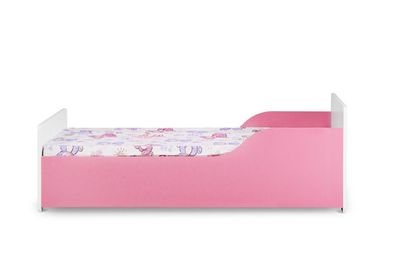 Ein Bett zu Kinderzimmer in Farbe weiß / rosa aus der Kollektion PABIS Konsimo