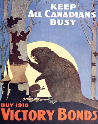 4362 Unknown - War Posters 1920 - Keep all Canadians Busy