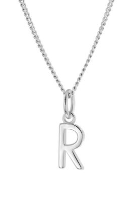 trendor Schmuck Damen-Halskette mit Buchstabe R Anhänger Silber 925 15210-R