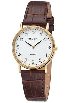 Regent Damen-Armbanduhr mit Saphirglas 12100787