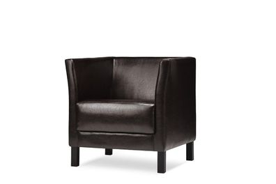 Sessel zu Salon in Farbe dunkelbraun aus der Kollektion Especto Konsimo