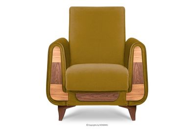 Sessel zu Salon in Farbe gelb aus der Kollektion Gustavo Konsimo