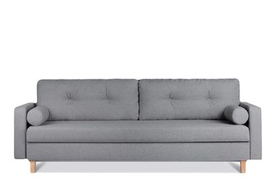 Sofa 3 zu Salon in Farbe dunkelgrau aus der Kollektion ERISO Konsimo