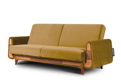 Sofa 3 zu Salon in Farbe gelb aus der Kollektion Gustavo Konsimo