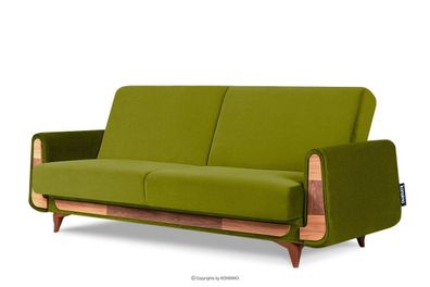 Sofa 3 zu Salon in Farbe Olive aus der Kollektion Gustavo Konsimo