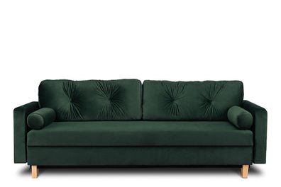 Sofa zu Salon in Farbe dunkelgrün aus der Kollektion ERISO Konsimo