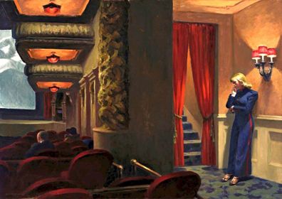 1458 - New York Movie by Edward Hopper - Giclée Fine Art Print