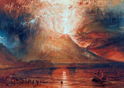 1518 Vesuv in Eruption by Joseph Mallord William Turner - Giclée Fine Art Print