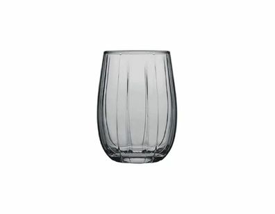 Pasabahce LINKA 420302 6er Set Grau Wassergläser Kurz Fackelglas Wasserglas 240 ml